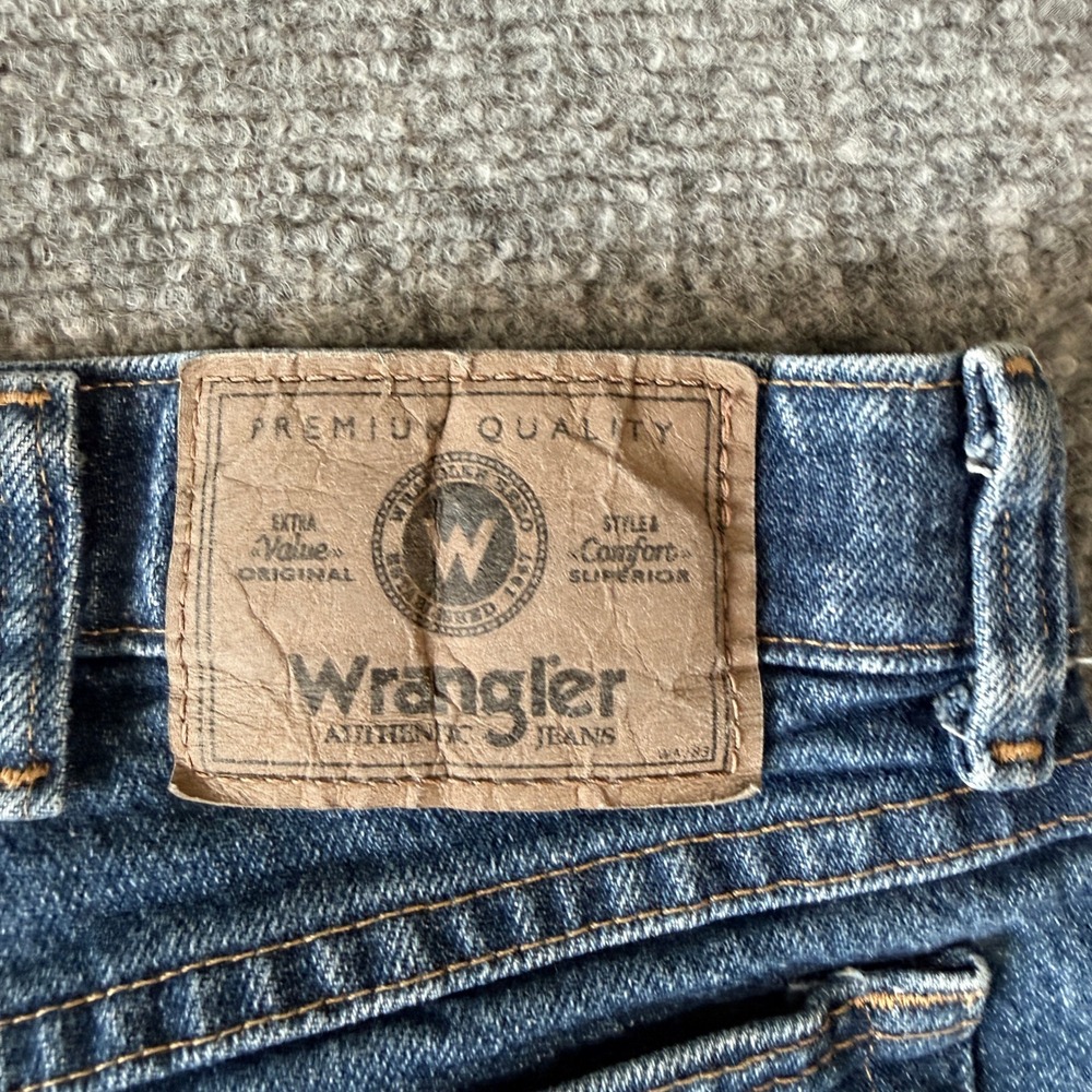 Wrangler Authentics Mens Straight Leg Jeans Blue Denim 36x32 855WAQD - Picture 6 of 8